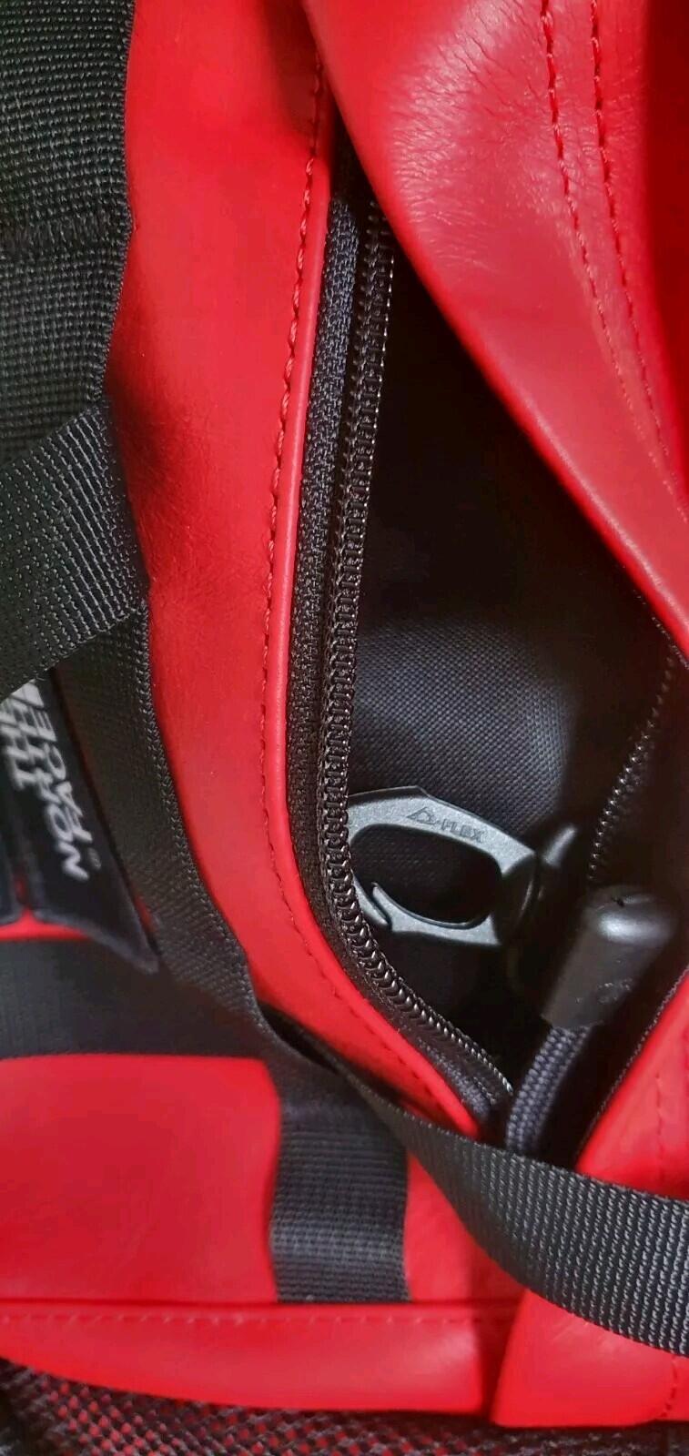 FW18 Supreme The North Face Leather Mountain Waist Bag Red shoulder Ultra Rare