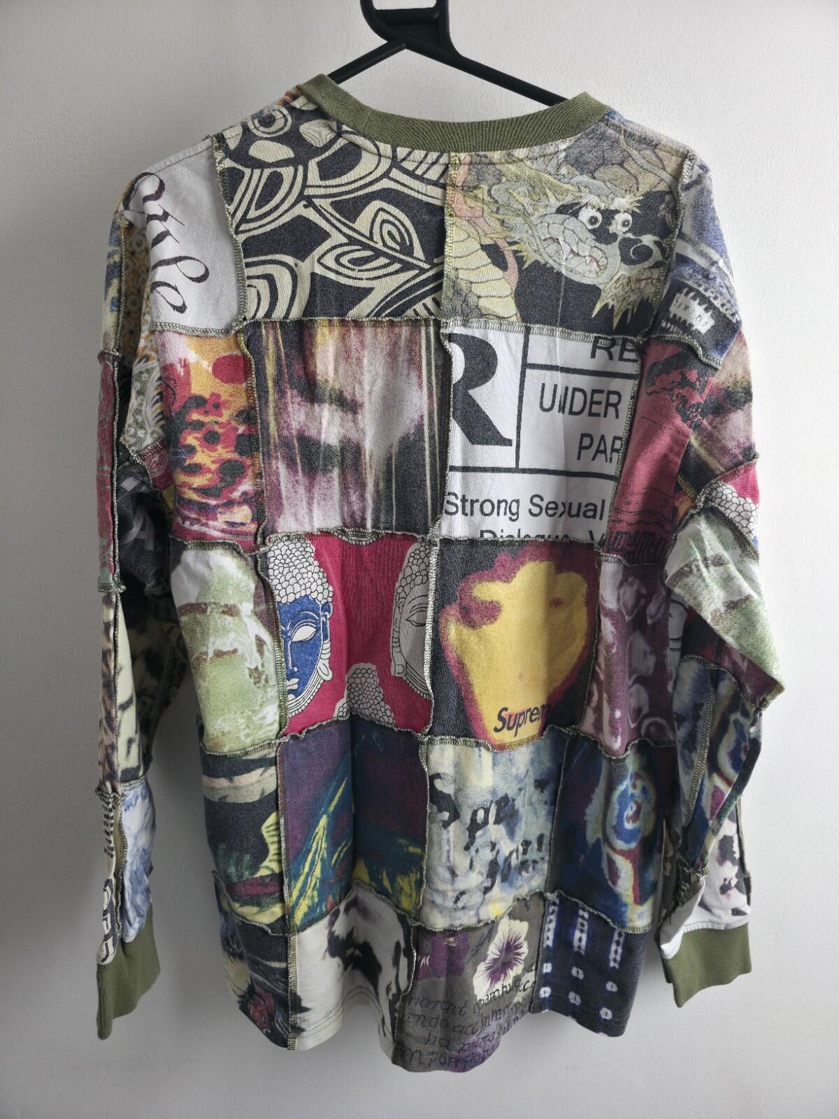SS21 Supreme Mosaic Patchwork L/S top Size L