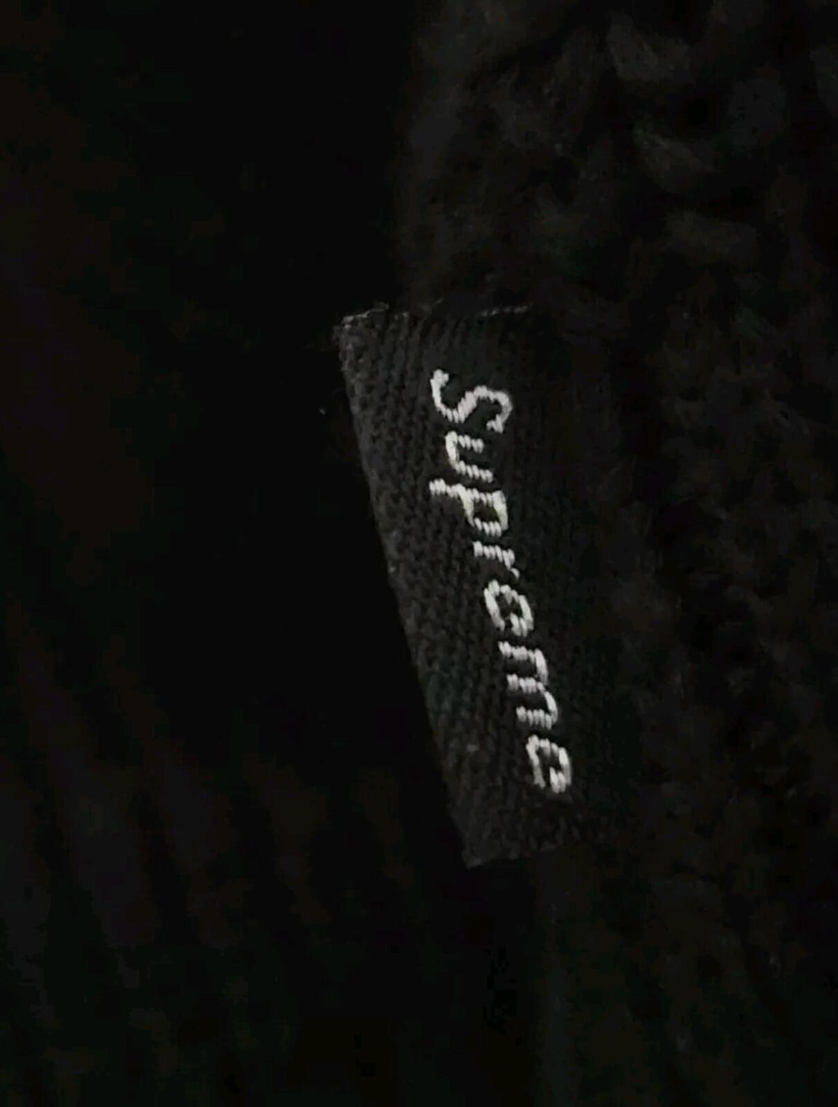 FW23 Supreme Small Box Ribbed Sweater Größe L large Black