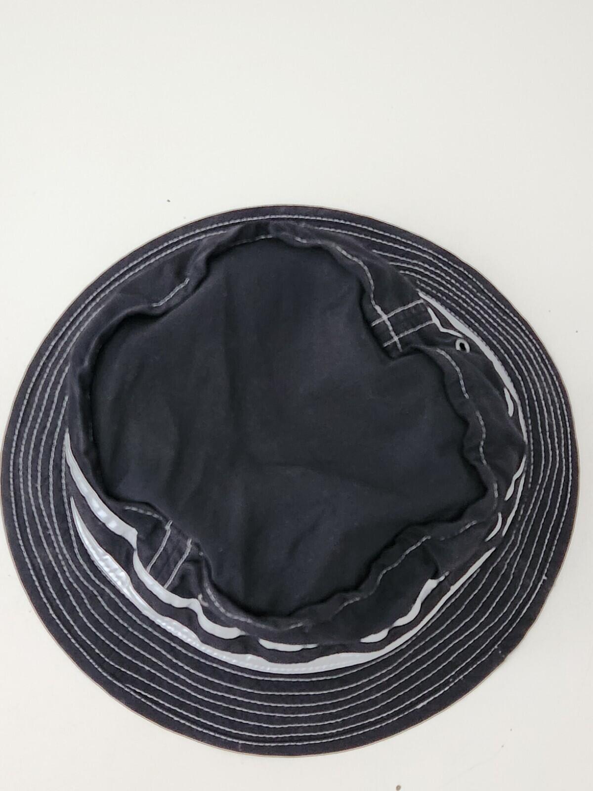 SS19 Supreme Contrast Stitch Crusher Bucket Hat Black Water Resistant Reflective