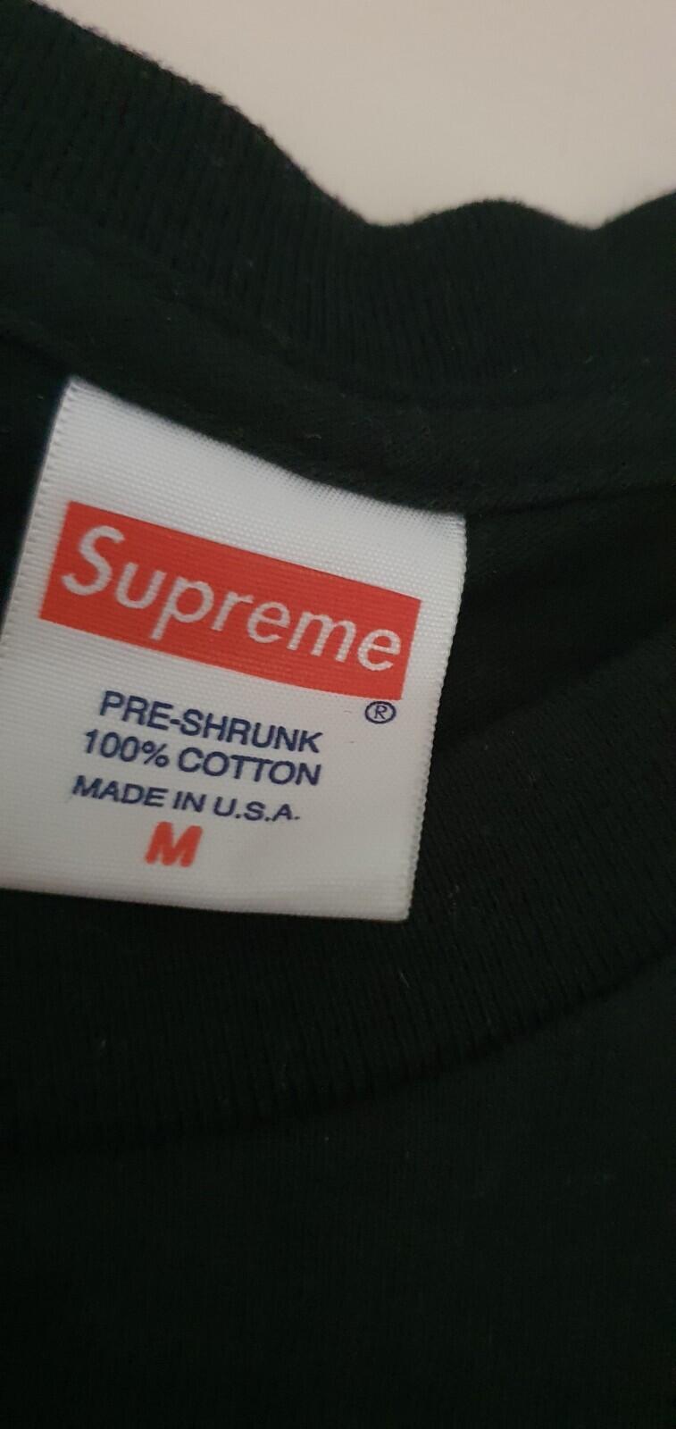 SS13 Supreme Wackies tee black size medium M t-shirt vintage box logo Rare 2013