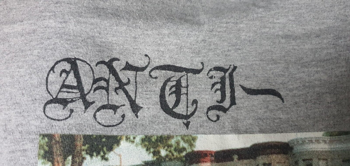 FW13 Supreme Anti Establishment Grey Tee size S Small T-Shirt vintage 2013 Rare