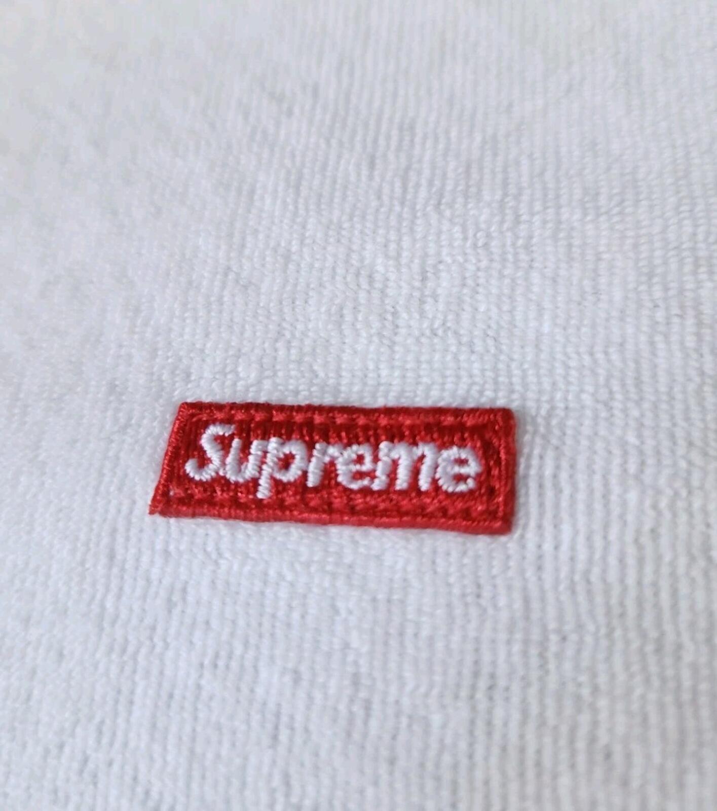 SS17 Supreme Terry Small box tee size L Large white T-shirt