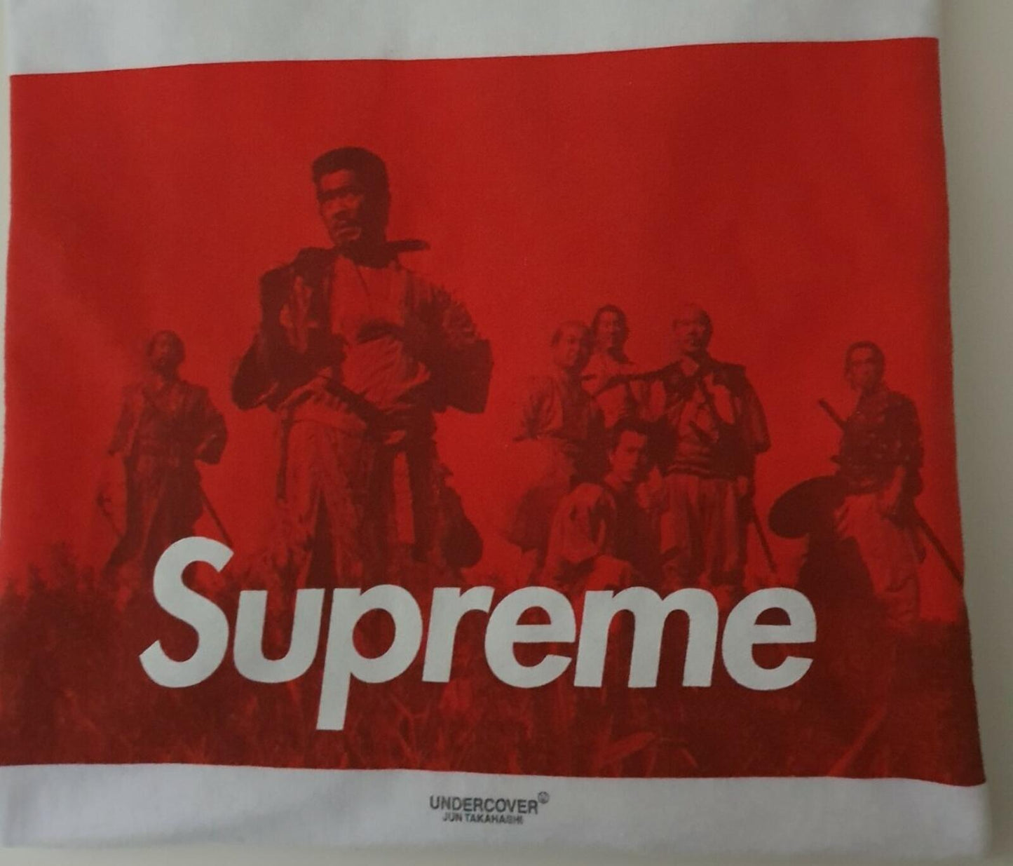 FW16 Supreme x Undercover Seven Samurai Tee M Medium Weißes T-Shirt Jun Takashi