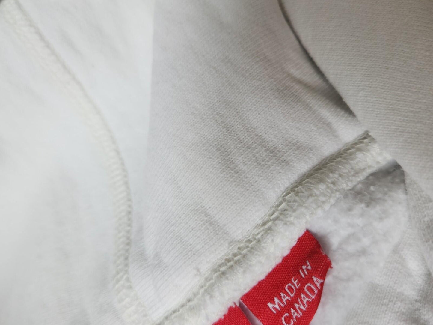 FW17 Supreme x Scarface Friend Kapuzenpullover Weiß Größe L