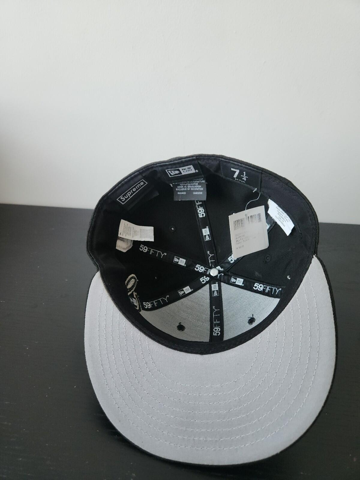 SS25 Supreme Multi S Logo New Era 59Fifty Fitted Cap Black 7 1/4