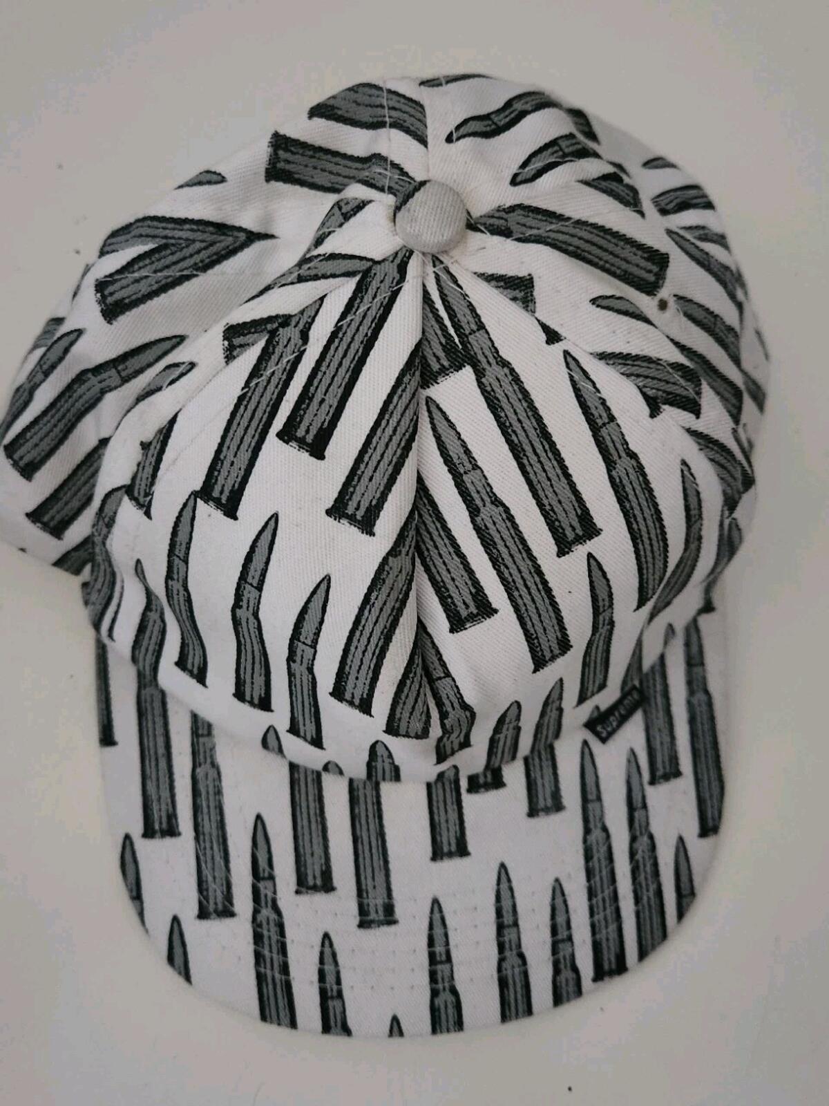 2005 Supreme Bullet 5-panel White White Hat Very Rare Vintage Grail Cap