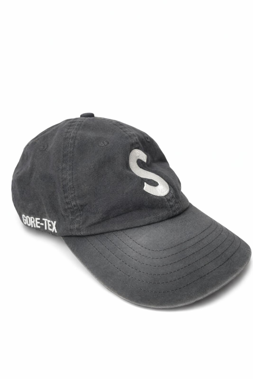 Gorra de 6 paneles FW20 Supreme GORE-TEX S Logo Negro Lavado