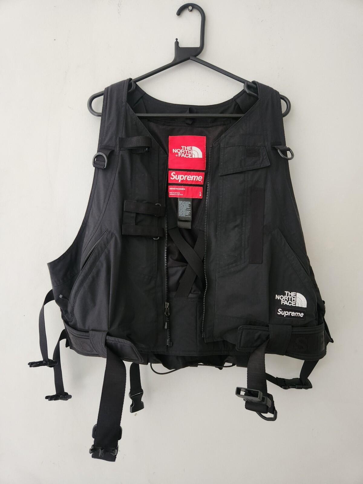 SS20 Supreme x The North Face RTG GORE-TEX nylon utility vest waterproof black