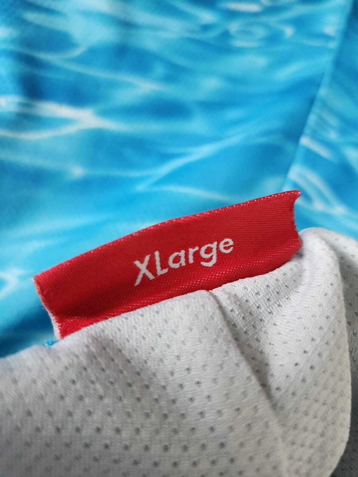 SS17 Supreme Ripple Basketball Short size XL swim shorts Blue Poly Mesh
