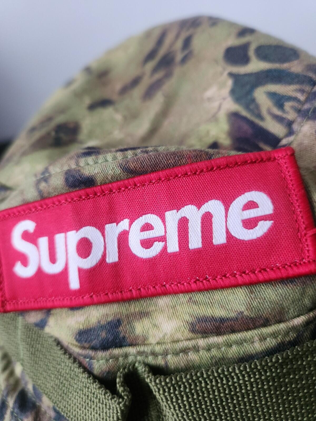 SS22 Supreme Military Boonie Olive Prym1 Camo Größe M/L