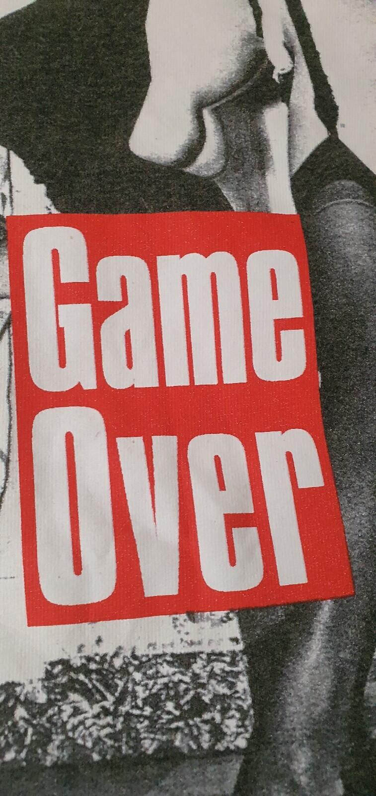 SS09 Supreme Game Over Tee large yellow T-Shirt vintage 2009 Very Rare