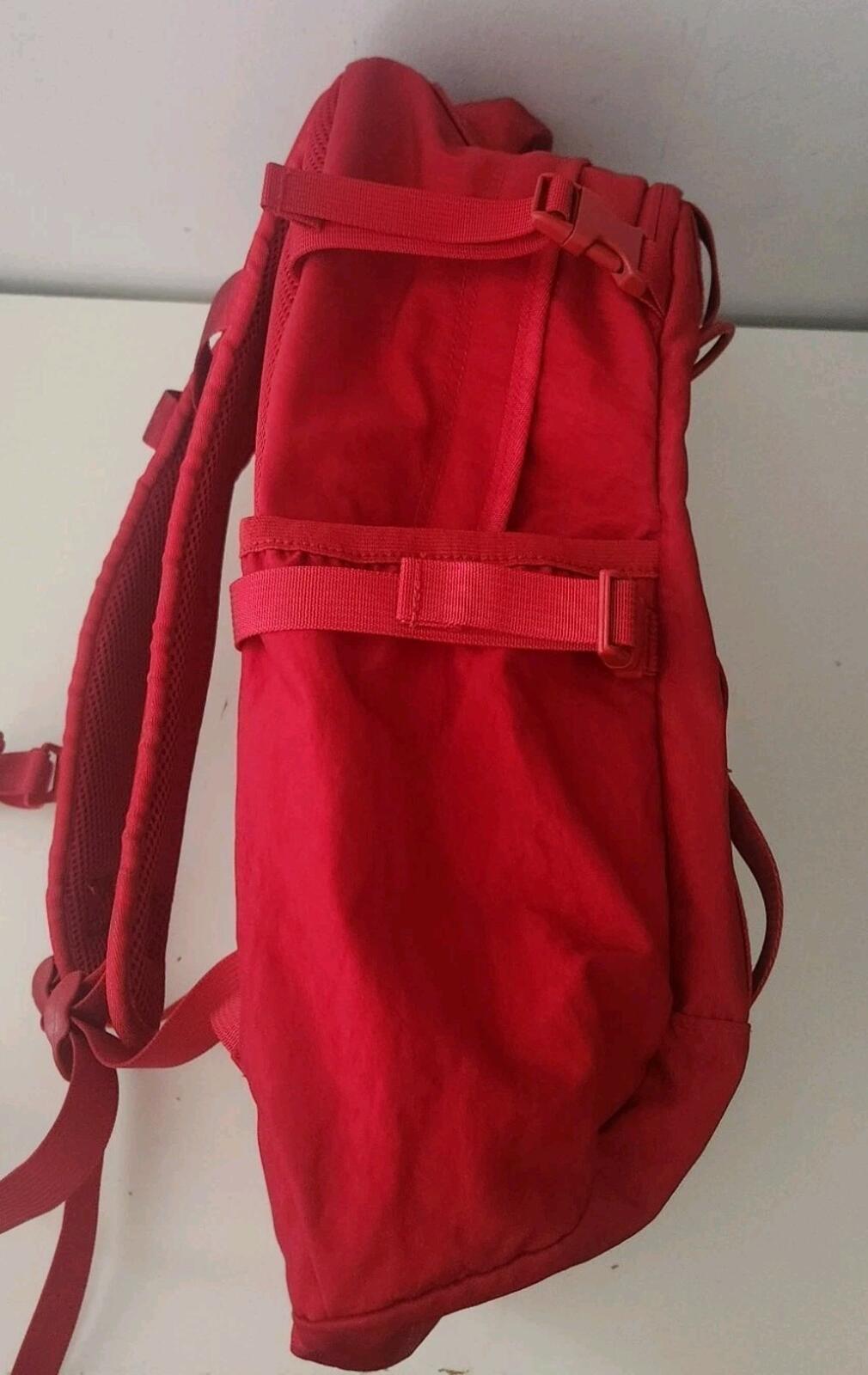 FW20 Supreme Backpack Dark Red Bag Water Resistant Nylon Rucksack