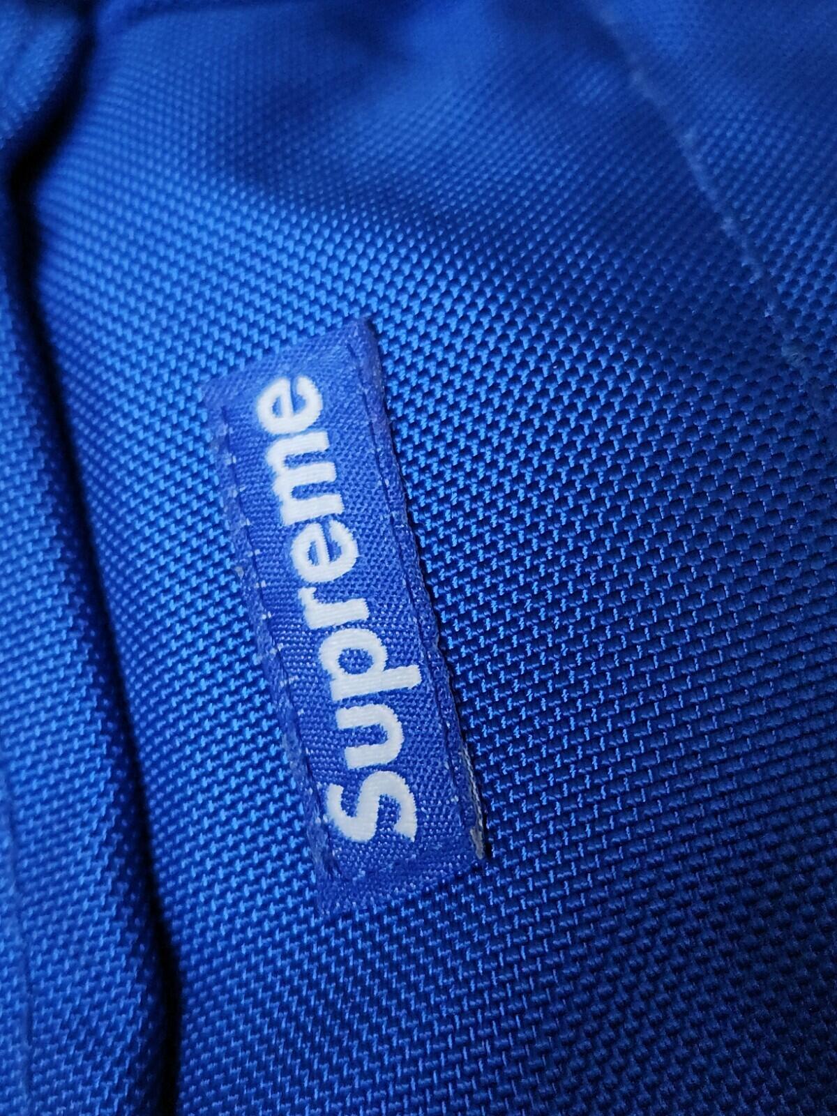 SS18 Supreme shoulder bag royal Cordura Fabric blue