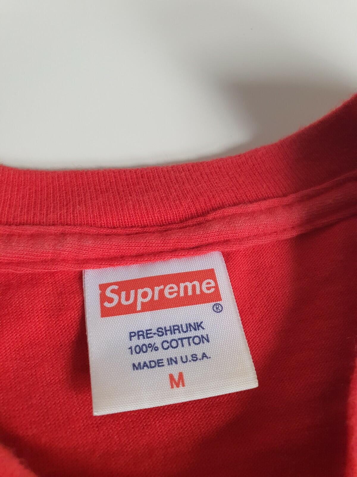 SS12 Supreme Kate Moss Photo Tee size M medium red T-shirt 2012 Vintage