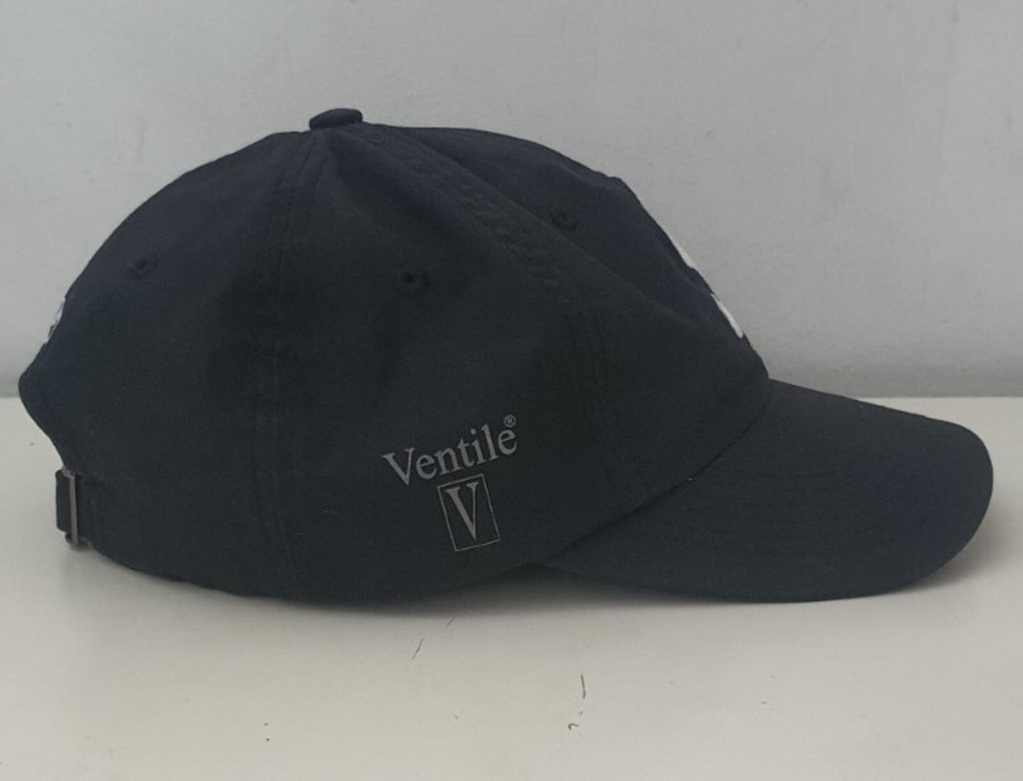 FW21 Supreme Ventile S Logo 6-panel Cap Wasserabweisende Kappe Schwarz Reflektierend
