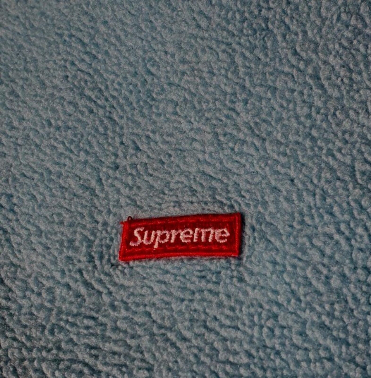 FW18 Supreme Polartec Fleece Crewneck Small Logo size L large teal sweatshirt