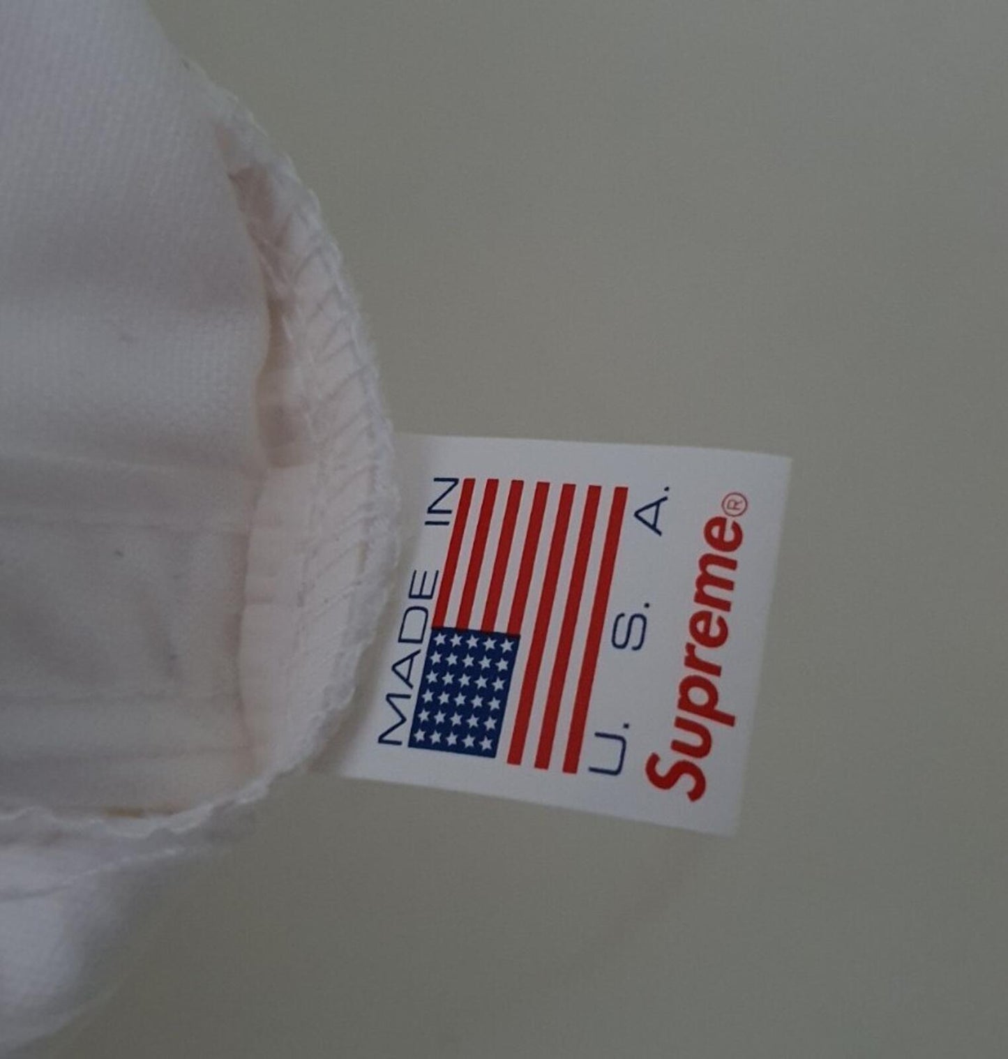 SS20 Supreme Tank 5-panel white cap hat