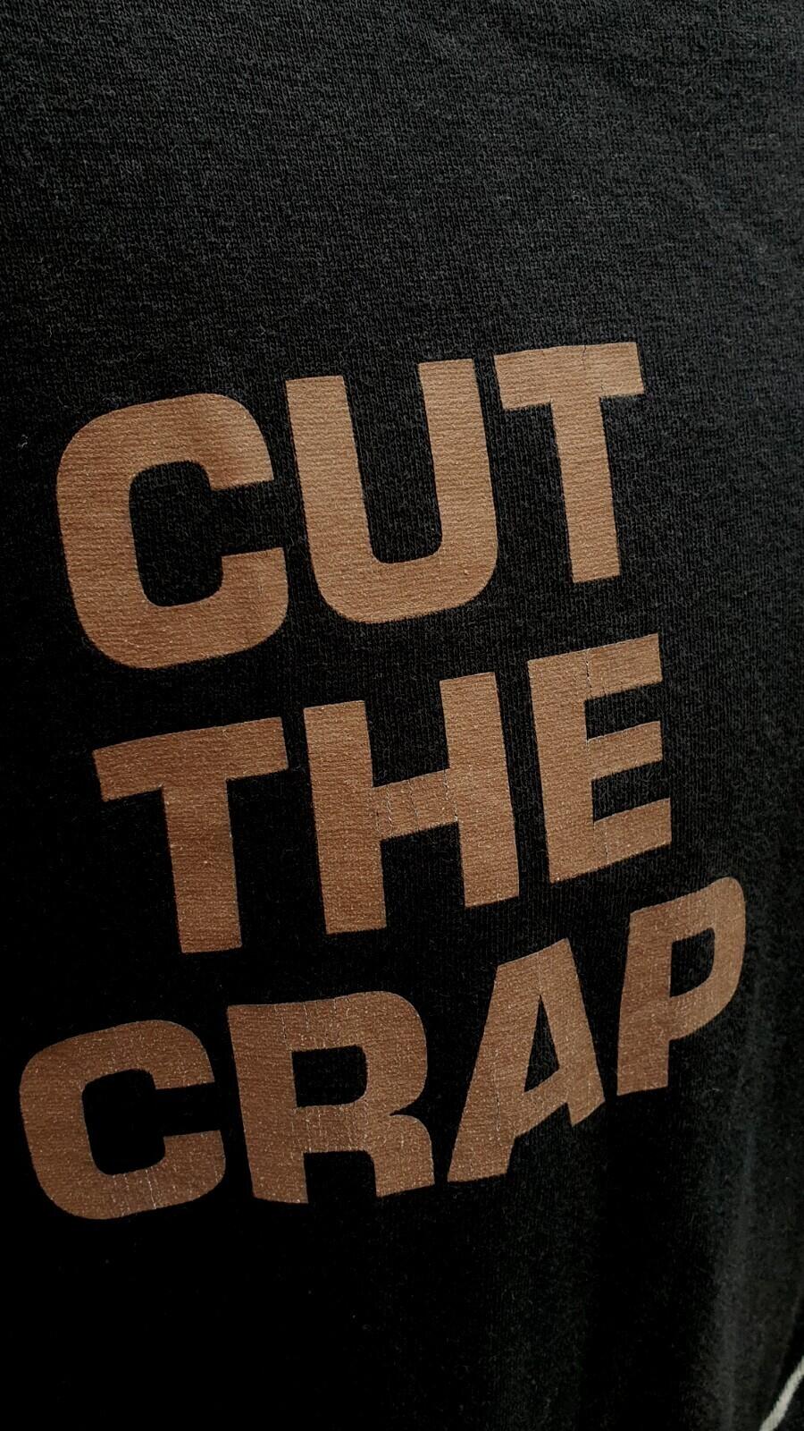 SS09 Supreme Cut The Crap Tee Black Size M