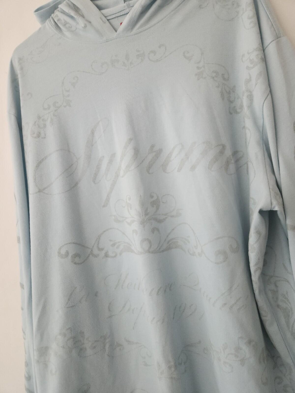 SS23 Supreme Celebré Hooded L/S Top Hoodie Light Blue Size L