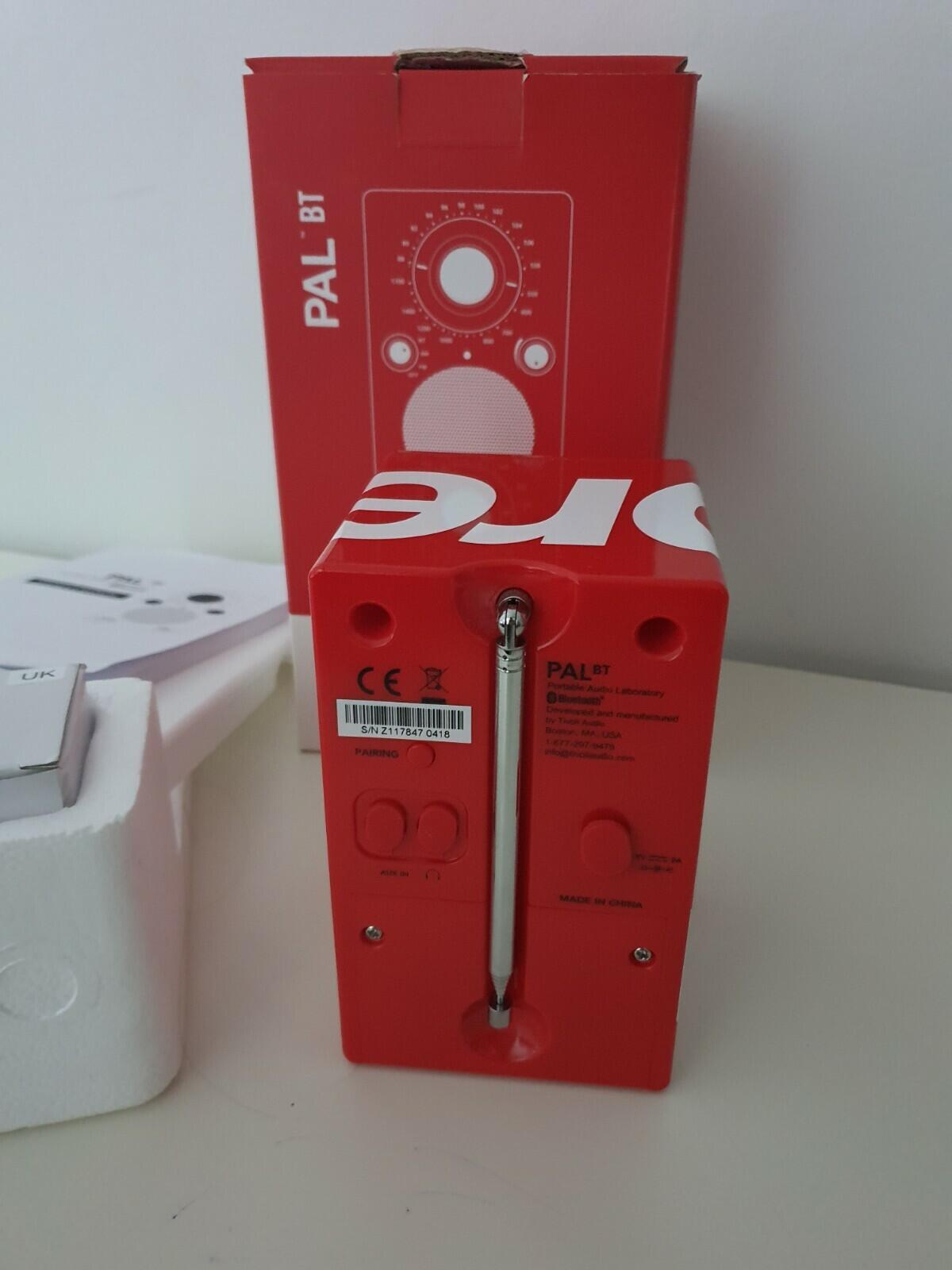 SS18 Supreme x Tivoli audio PAT Bluetooth radio portable red speaker RRP £288