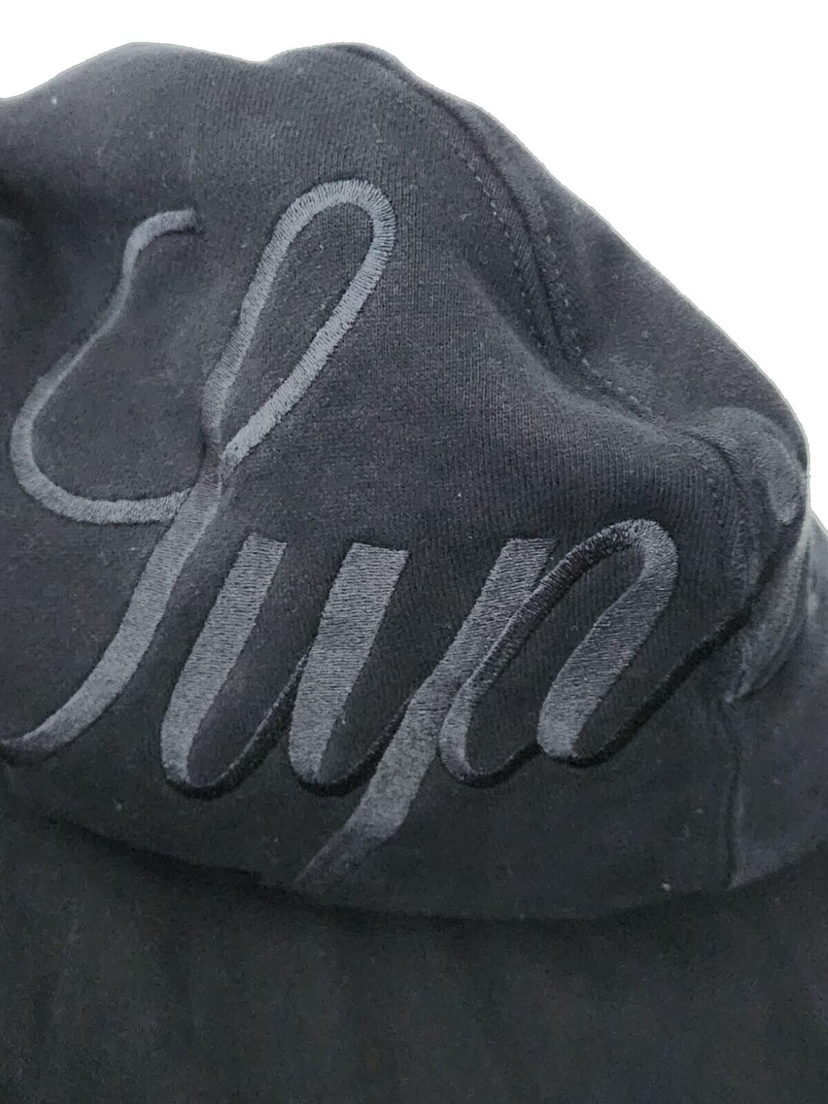 HW22 Supreme Fleece Hooded Denim Hemd S Small Schwarz gestepptes gesticktes Logo