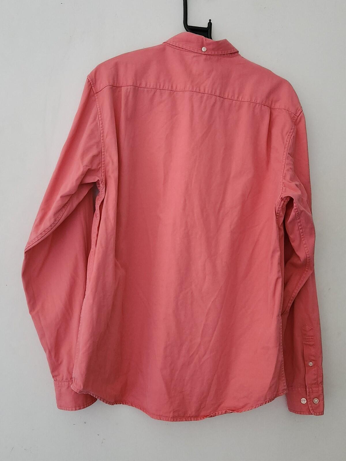 SS18 Supreme Washed Twill Shirt Coral Größe L