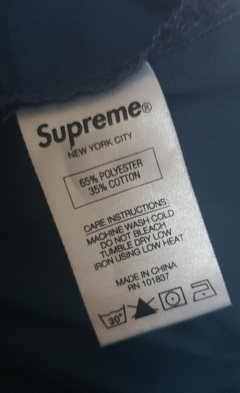 SS16 Supreme Virgin Mary Work S/S Shirt Blue Size M