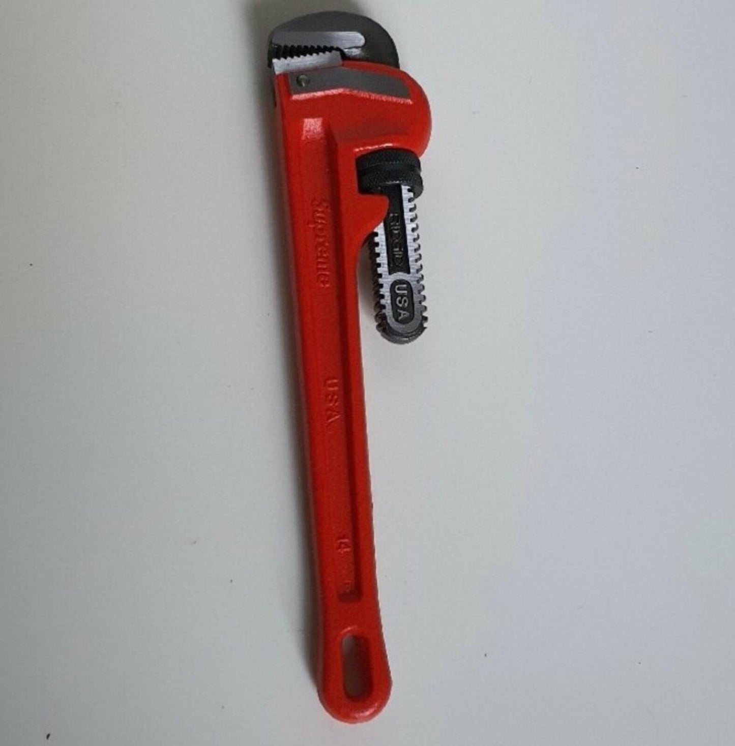 FW20 Supreme Ridgid pipe wrench red made in U.S.A Accessory