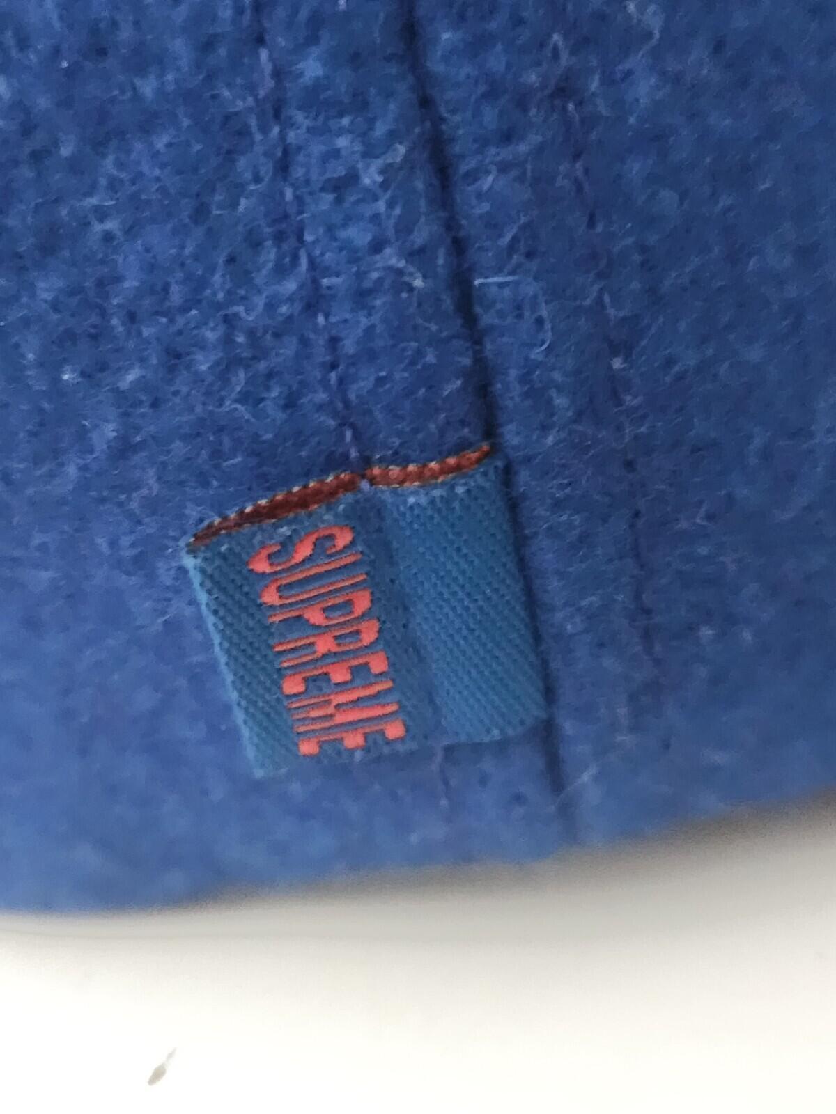 FW15 Supreme Milano Filz 5-Panel Cap Schwarz Blau Rot Wollmütze Selten 2015 S Logo