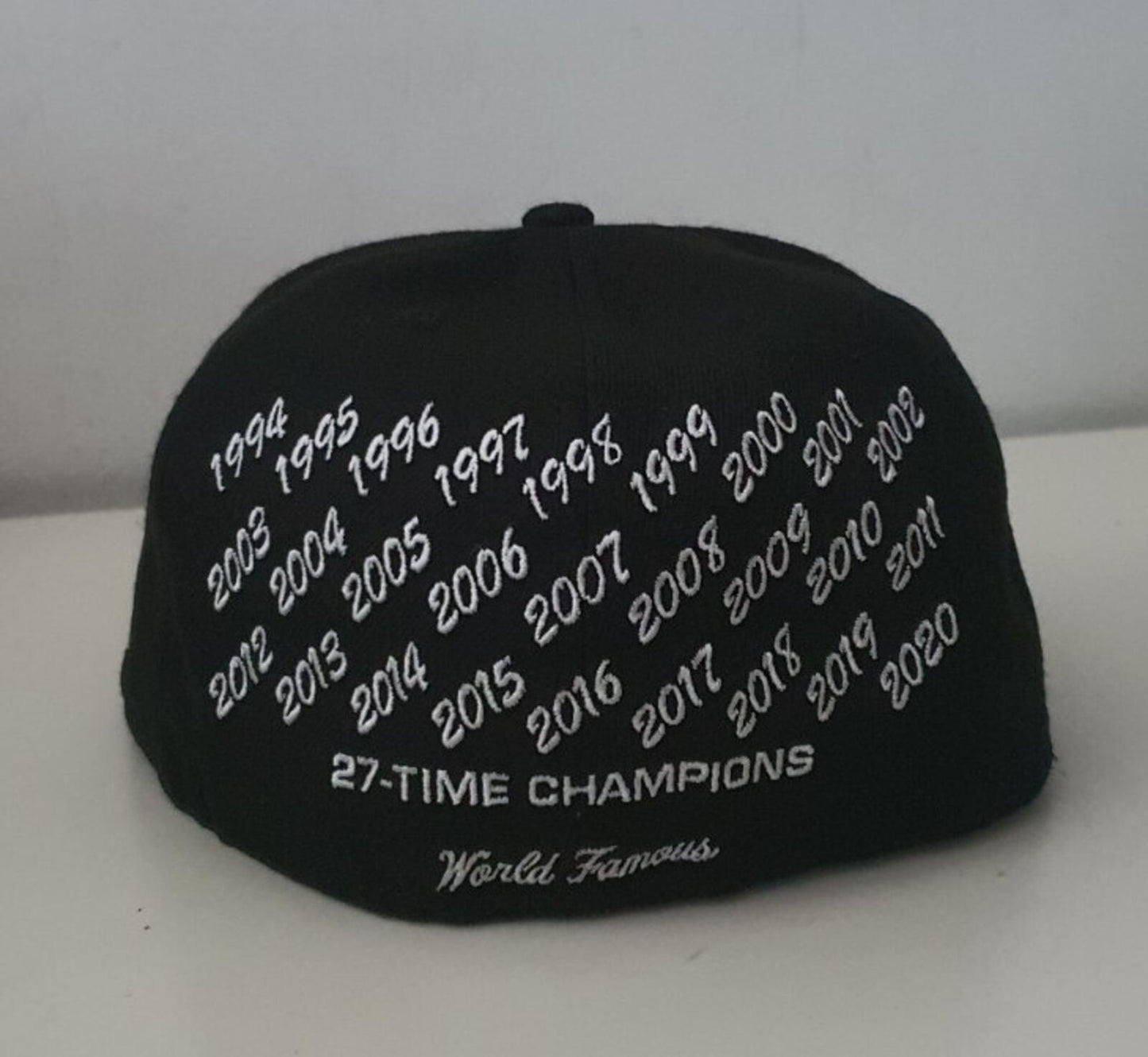 SS21 Supreme Champions Box Logo New Era size 7 1/4 black cap hat snapback