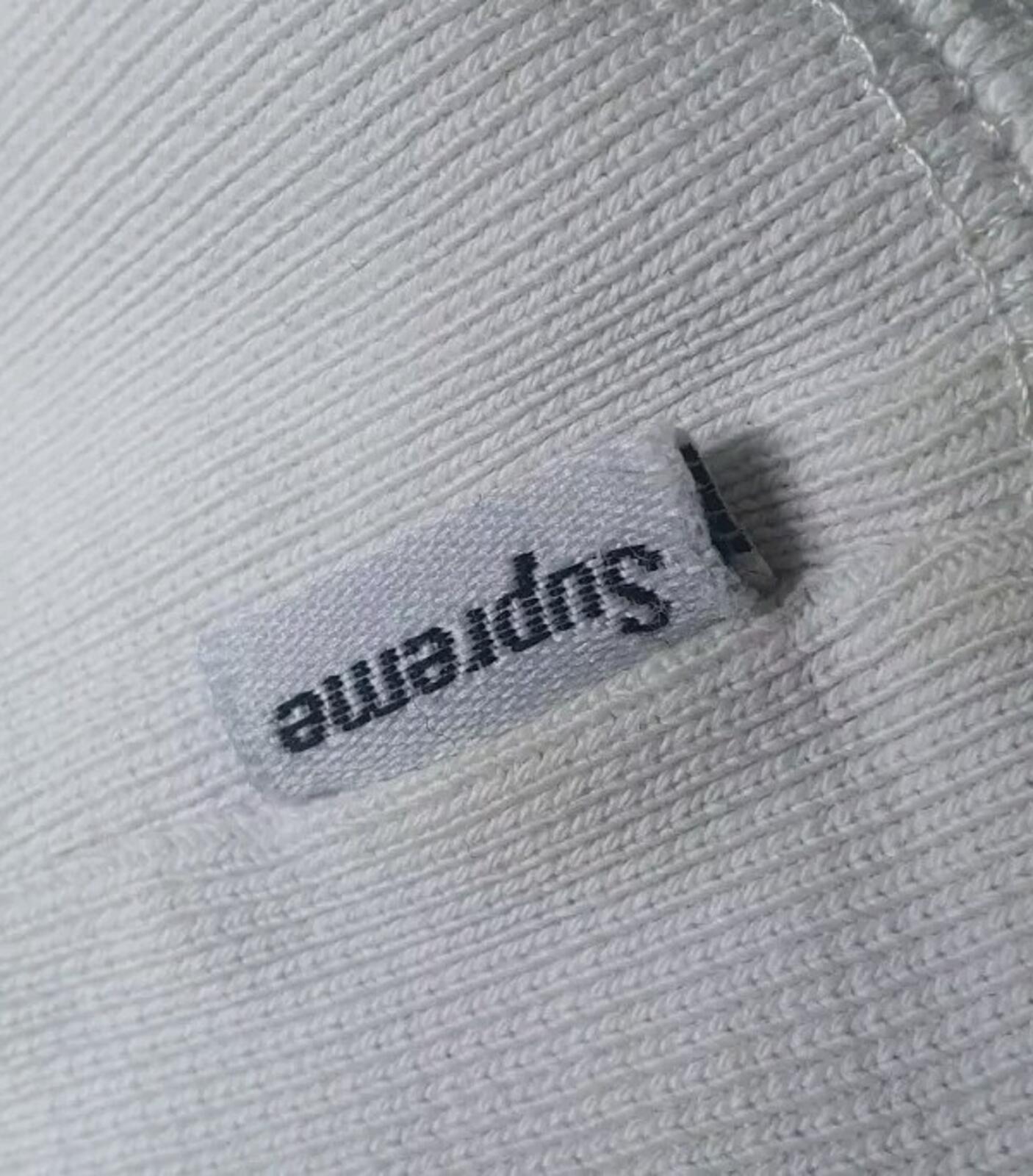 SS14 Supreme Riot Pullover Hooded Sweatshirt M medium White hoodie Neville Brody