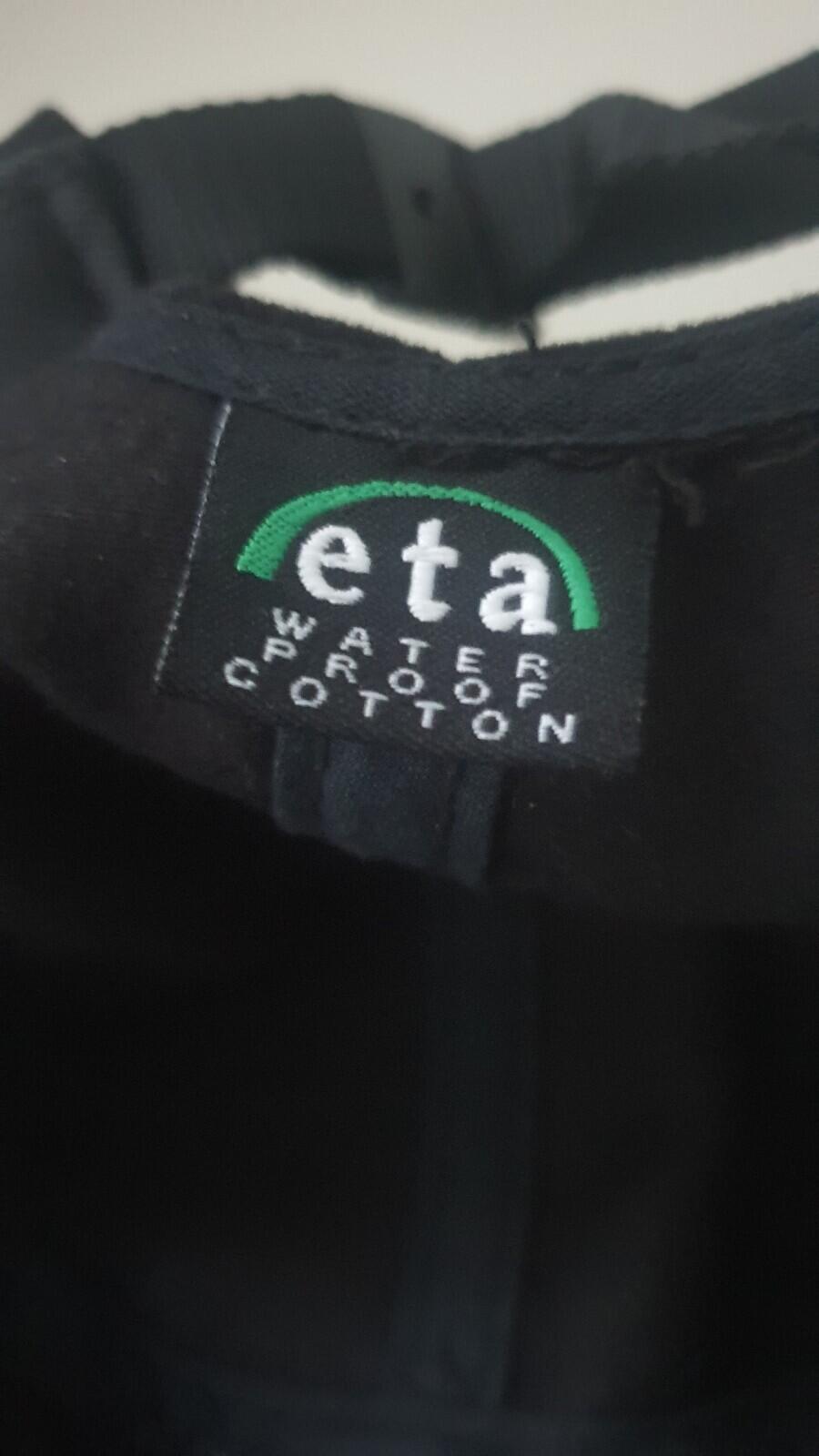 2002 Supreme ETA Camp Cap Waterproof Cotton hat vintage Very Rare Box Logo Black