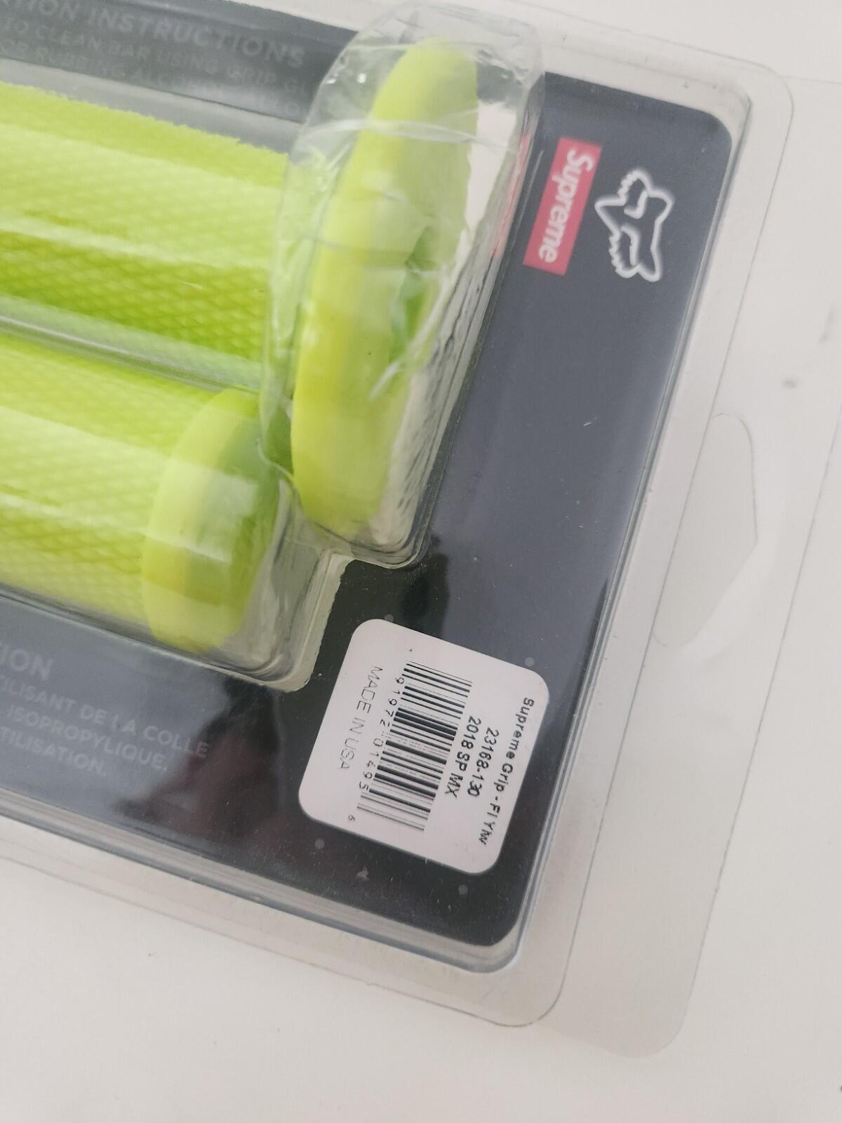 SS18 Supreme x Fox Racing Moto Hand Grip Motorcycle Bike Accessory Handlebar New