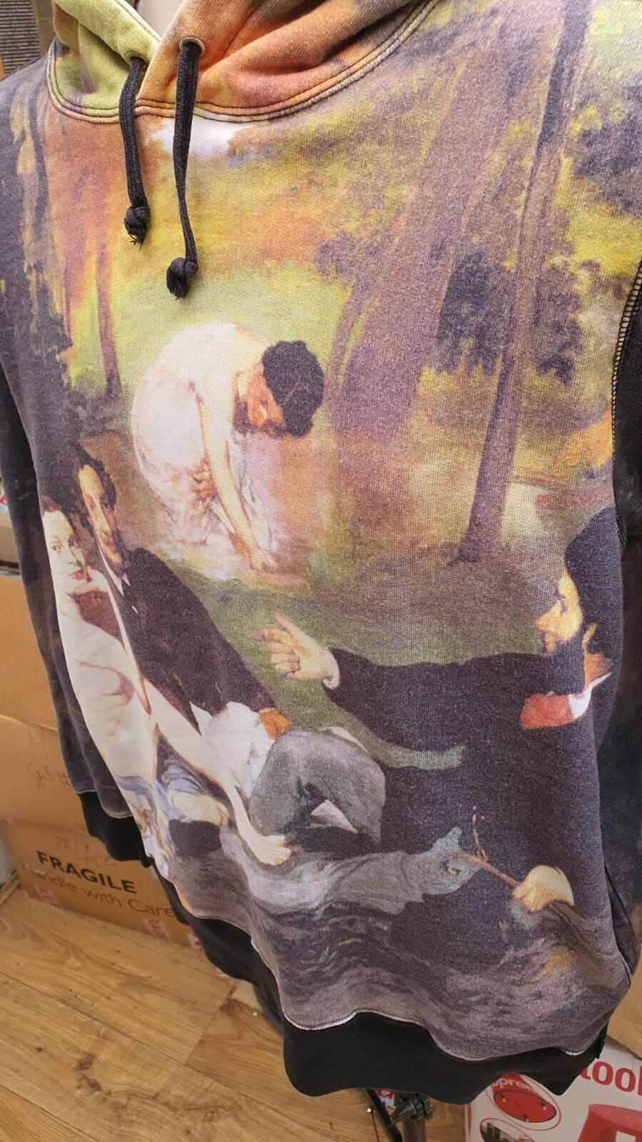 SS14 Supreme La Bein hooded sweatshirt size M medium
