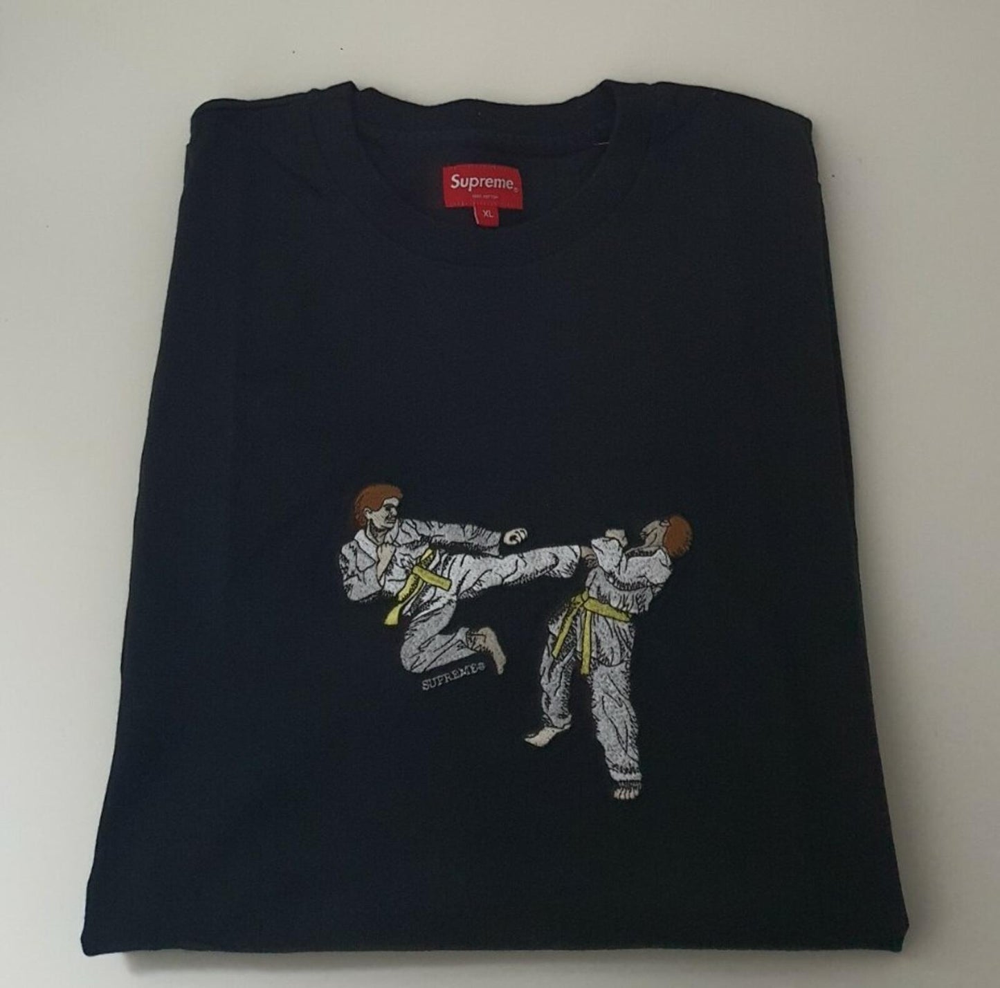 SS18 Supreme Karate L/S Black tee size XL long sleeve T-shirt top