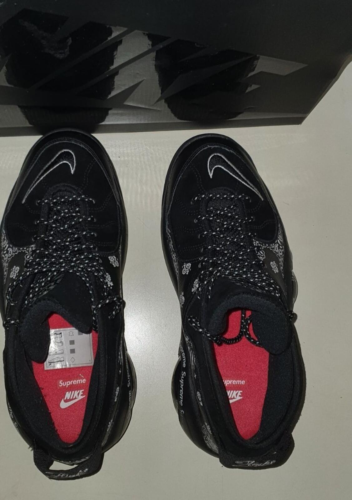 SS22 Supreme Nike Air Zoom Flight 95 SP Black UK 7.5 US 8.5 EUR 42 Bandana lot