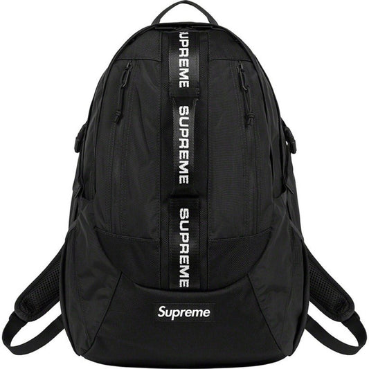 FW22 Supreme Backpack Black Water Resistant Bag