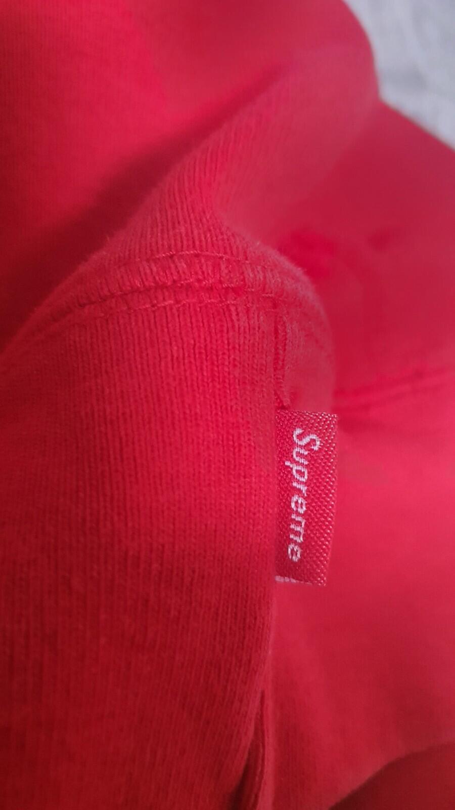 SS20 Supreme S Logo Hooded Sweatshirt Red Size M