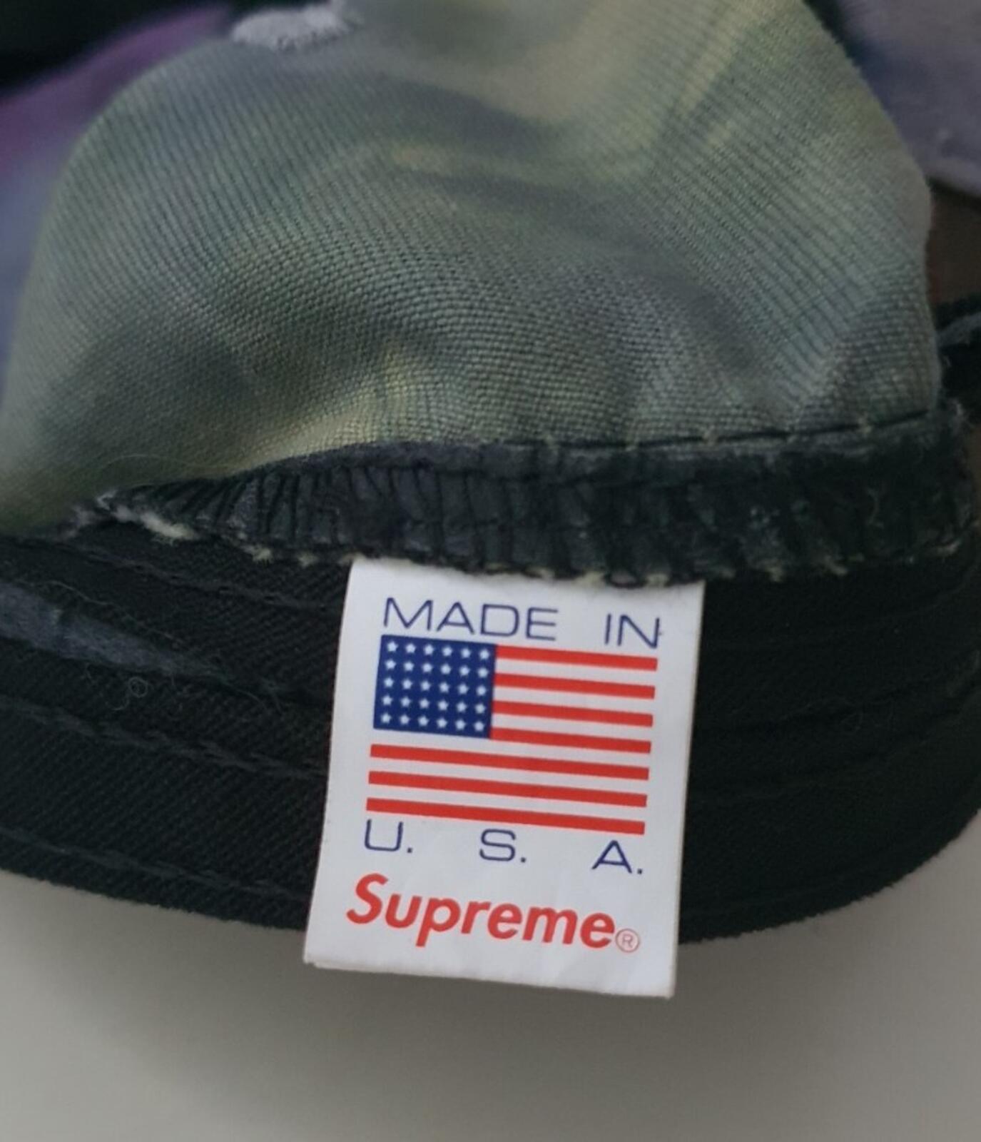 SS21 Supreme Washed Chino Twill Camp Cap Multicolour