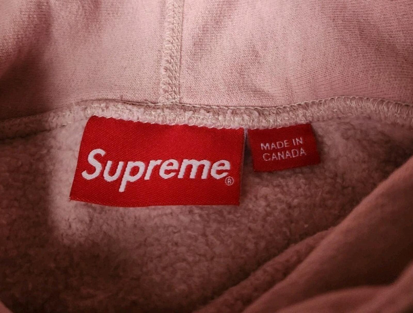 SS17 Supreme Digi Hooded Sweatshirt Pink Size L