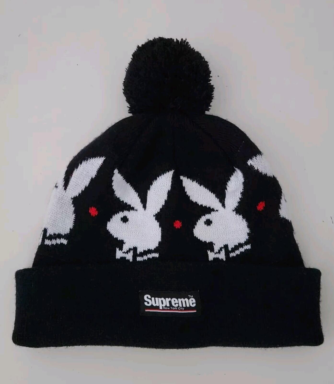 Gorro FW17 Supreme x Playboy Negro