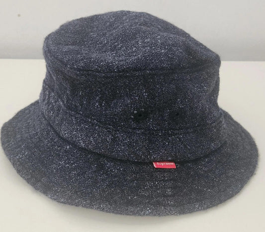 Gorro tipo pescador Supreme Loro Piana French Terry crusher Navy Azul Vintage SS14 2014
