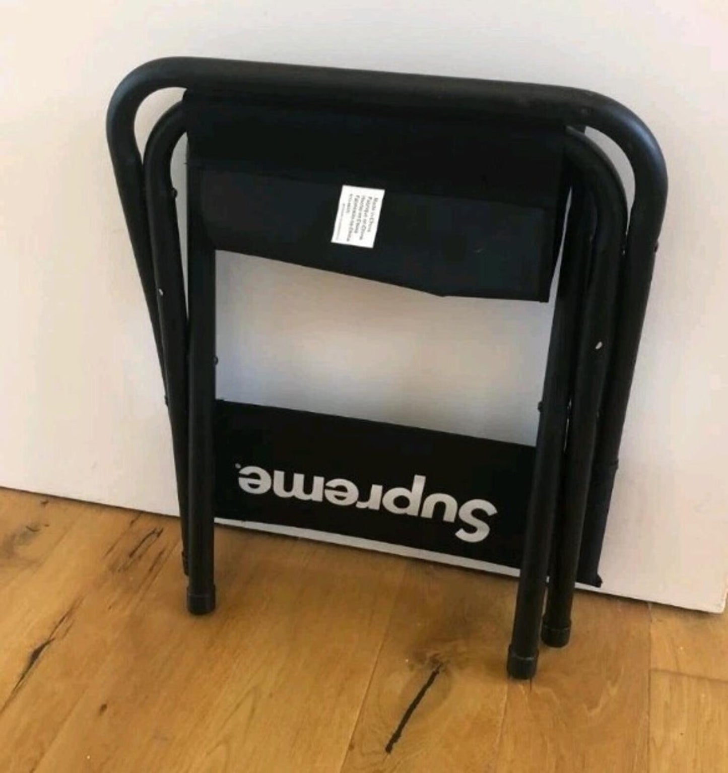 SS15 Supreme x Coleman Folding Chair Accessory Foldable Aluminium Frame Black
