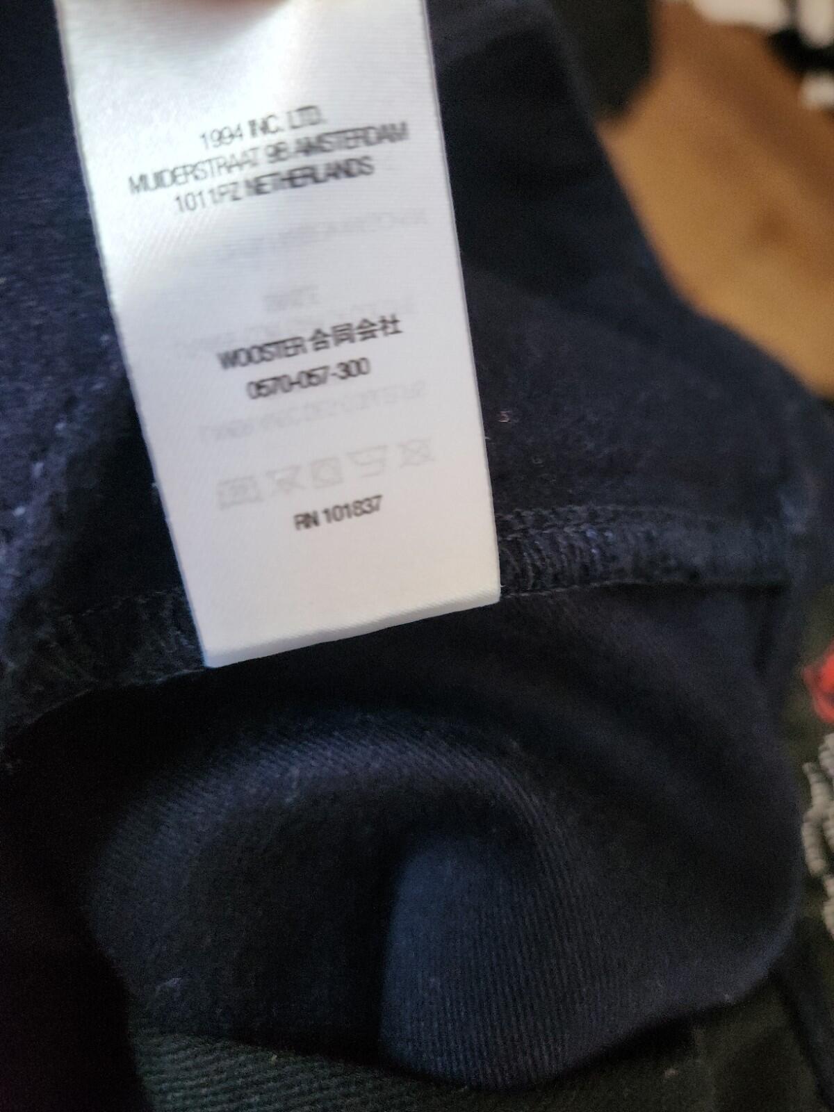 FW22 Supreme Moleskin Double Knee Painter Pant Navy Size M 32 W32 L32