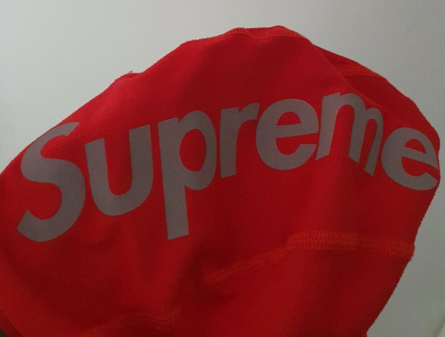 FW16 Supreme 3M Reflective Logo Balaclava red Accessory Red