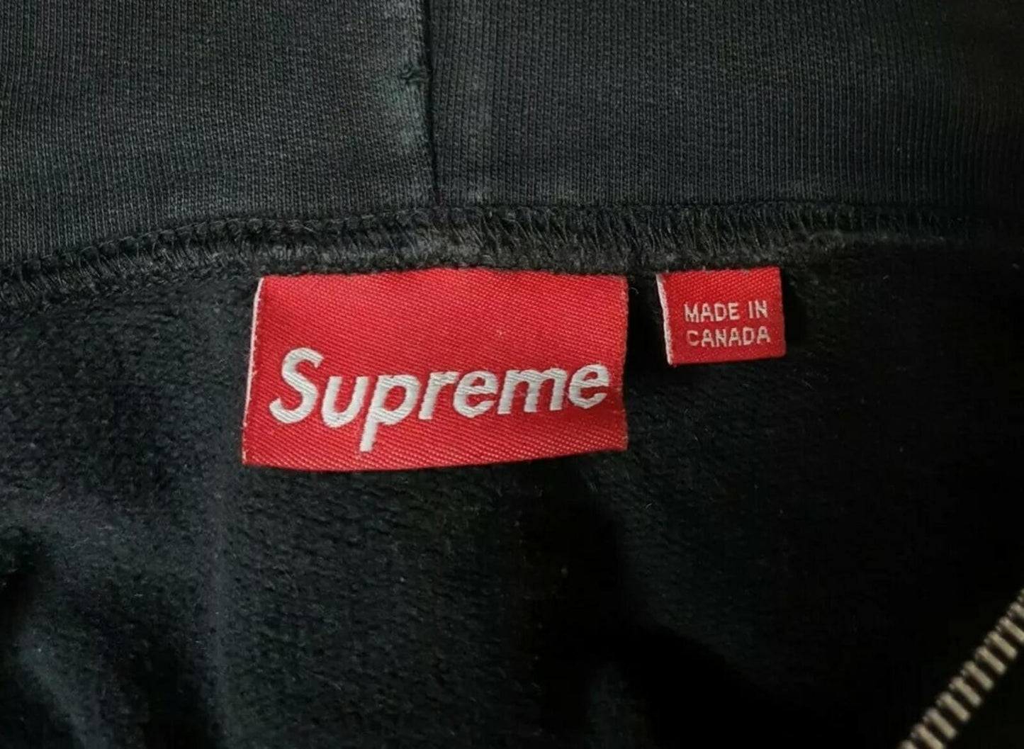SS09 Supreme Malcolm McLaren Keith Haring Kapuzenpullover Schwarz Größe L