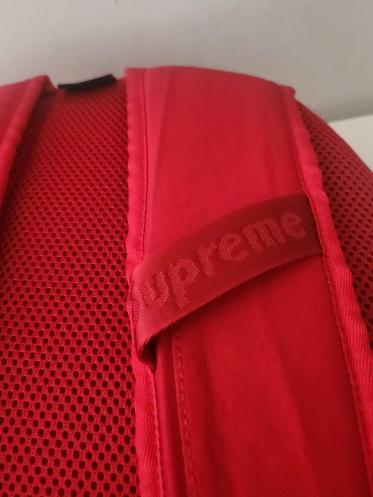 FW20 Supreme Backpack Dark Red Bag Water Resistant Nylon Rucksack