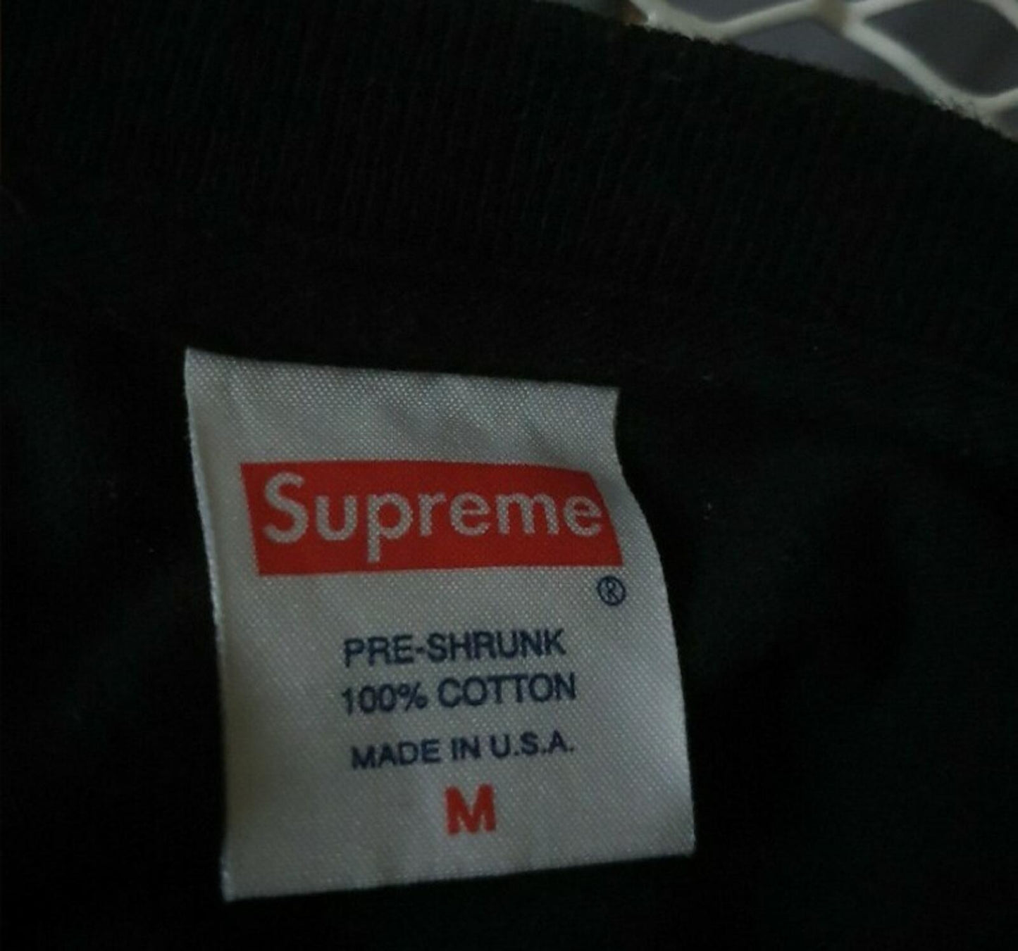 FW16 Supreme Screw Tee Negro Talla M