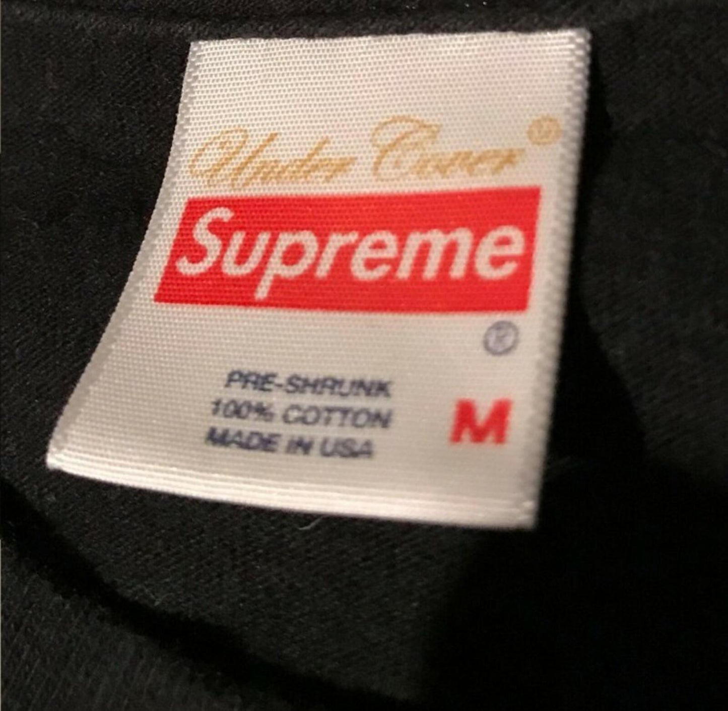 FW14 Supreme x Undercover Anatomy black Tee size M medium T-shirt 2014 Vintage